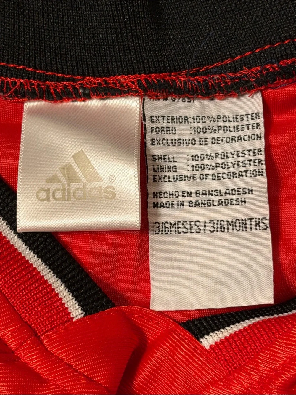 adidas Red and Black Kids Wisconsin Football Jersey & Pants Set